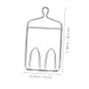 Homoyoyo 1pc Hanging Stainless Steel Poultry Hanger for Meat Processing Easy to Use Slaughter Tool for Butchering Chicken and Slaughter Hook view 2