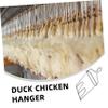 Homoyoyo 1pc Hanging Stainless Steel Poultry Hanger for Meat Processing Easy to Use Slaughter Tool for Butchering Chicken and Slaughter Hook view 4