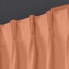 Homi Drapes Double Pinch Pleated Blackout Curtains  Thermal Insulated, Room Darkening Window Treatments Curtains for Home or Office  1 Panel with Hooks & Tiebacks (Peach, 52x45) view 2