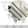 Homi Drapes Double Pinch Pleated Blackout Curtains  Thermal Insulated, Room Darkening Window Treatments Curtains for Home or Office  1 Panel with Hooks & Tiebacks (Cream, 52x45) view 4