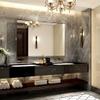 40x30inch Silver Rectangular Wall-Mounted Beveled Bathroom Mirror,Square Angle Metal Frame Wall Mounted Bathroom Mirrors for Wall(Horizontal & Vertical) view 2
