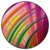 SARMSX Magenta Blue Gaming Chair Mat Round Floor Mats for Office Chair Computer Gaming Desk Mat for Rolling Chair Non-Slip Gaming Rug Contour Stripes Modern Artwork Diameter 35.4 in view 3