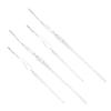ARTIBETTER 4pcs Transparent Glass Christmas Tree Hanging Ornaments Xmas Decorative Supplies for Holiday and Home Festivities view 1