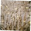 ARTIBETTER 4pcs Transparent Glass Christmas Tree Hanging Ornaments Xmas Decorative Supplies for Holiday and Home Festivities view 3