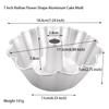 6 7 8 Inch Round Hollow Flower Shape Anodizing Aluminium Bread Maker Moule Patisserie Moldes Reposteria DIY Home Baking Tools (1 piece 7 Inch Hollow Cake Pan) view 2