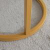 Modern Nesting Coffee Table,Golden Metal Frame with Marble Color top-23.6" view 4