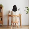 100% Solid Wood Natural Wood Computer Desk Study Desk Oak Natural Wood PC Desk Work Desk Dressing Table Slim Solid Wood with Drawer Simple Work from Home Width 100 cm Depth 50 cm Wood Grain Wooden view 3