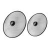 BRIGHTFUFU 2pcs Stainless Steel Splatter Screen Mesh Grease Splatter Guards for Frying Pan Cooking Pan and Skillet Oil Protection for Safe Cooking view 1