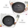 BRIGHTFUFU 2pcs Stainless Steel Splatter Screen Mesh Grease Splatter Guards for Frying Pan Cooking Pan and Skillet Oil Protection for Safe Cooking view 2