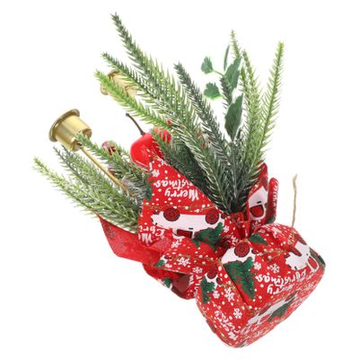Amosfun Candle Holder Elegant Design for Christmas Table Centerpiece Realistic Fruit Bouquet Decoration for Festive Home Restaurant Mall Setting