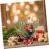 Amosfun Candle Holder Elegant Design for Christmas Table Centerpiece Realistic Fruit Bouquet Decoration for Festive Home Restaurant Mall Setting view 3