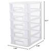 Amosfun Drawer Style Storage Box Desktop Organizer Makeup Organizer Sturdy Material Large Capacity Multi-tier view 3