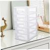 Amosfun Drawer Style Storage Box Desktop Organizer Makeup Organizer Sturdy Material Large Capacity Multi-tier view 4