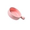 BRIGHTFUFU Fruit Plate Round Ceramic Baking Plate Household Handle Tray Salad Serving view 1