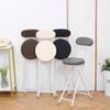 24inch/60cm Folding Bar Stool, Counter Height Foldable Chair with Padded Seats, Kitchen Breakfast Tall Stool with Backrest, Fold Up Sitting Stool Chair for Adults, 260lb Capacity (Color : Gray, Size view 4