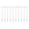 Worparsen Flexible Wire Manager Food Bag Organizer 10pcs Reusable Nylon Cable Organizer Fastener Tape Fixing Cute Cartoon Bear Design White B view 1