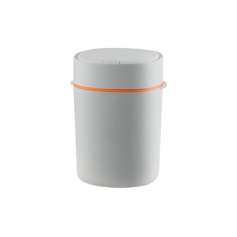 FRANCES Kitchen Garbage Can Garbage Can with Lid Toilet Bathroom Home Bedroom Kitchen Living Room Gap Garbage Can Office Trash Can (Color : B, Size : Small)