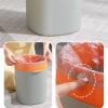 FRANCES Kitchen Garbage Can Garbage Can with Lid Toilet Bathroom Home Bedroom Kitchen Living Room Gap Garbage Can Office Trash Can (Color : B, Size : Small) view 3