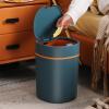 FRANCES Kitchen Garbage Can Garbage Can with Lid Toilet Bathroom Home Bedroom Kitchen Living Room Gap Garbage Can Office Trash Can (Color : B, Size : Small) view 4