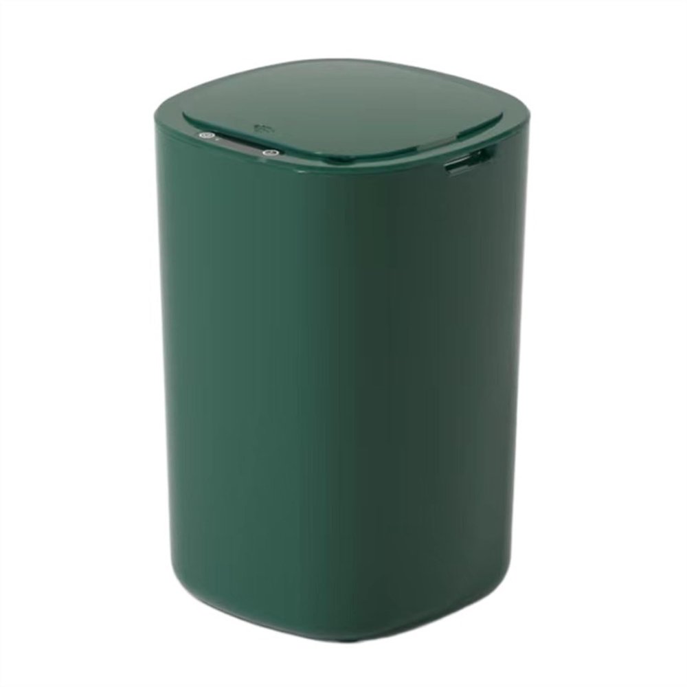 FRANCES Kitchen Garbage Can Household Trash Can Vibration Clamshell Office Bedroom Kitchen Bathroom Gap Trash Can Office Trash Can (Color : C, Size : Small)