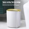 FRANCES Kitchen Garbage Can Garbage Can Home Living Room Bedroom with Cover Toilet Toilet Wastebasket Kitchen Office Trash Can view 4