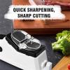 Knife Sharpener Tool, Electric Knife Sharpener for Quick Sharpening & Polishing, Scissors Sharpener, Stainless Steel view 4