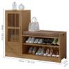 CHICKEN Shoe Bench Shoe Rack Bench 3 Tier Storage Shoe Rack Sofa Seat Living Room Locker Bedroom Office Hallway Changing Shoe Rack Shoe Shelf for Entryway view 3