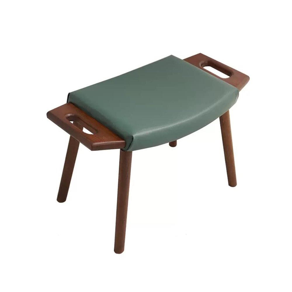 CHICKEN Shoe Bench Solid Wood Small Stool Home Low Stool Creative Stool Changing Shoe Stool Living Room Chair Small Bench Footstool Shoe Shelf for Entryway (Color : A, Size : Small)