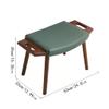 CHICKEN Shoe Bench Solid Wood Small Stool Home Low Stool Creative Stool Changing Shoe Stool Living Room Chair Small Bench Footstool Shoe Shelf for Entryway (Color : A, Size : Small) view 3