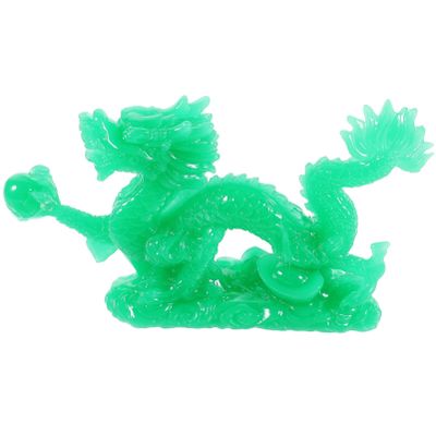 Cabilock Dragon Figurine Resin Statue Chinese Zodiac Dragon Sculpture Home Decor Imitation Versatile for Table Shelf Desk Feng Shui Decoration