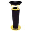 Trash Can with Ashtray - Compact Garbage Bin - Wide Open Top Waste Container Ideal for Homes Offices and Other Commercial Space view 1