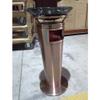 Trash Can with Ashtray - Compact Garbage Bin - Wide Open Top Waste Container Ideal for Homes Offices and Other Commercial Space view 3