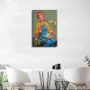 1940s Pin-Up Girl Rosie The Riveter Welding Lunch Picture Poster Modern Family Bedroom Office Background Wall Art HD Picture Canvas Printing Artwork Decor Posters (0812inch-No Framed) view 3