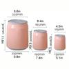 Kitchen Garbage Can Plastic Round Trash Cans, Beverage Cans, Bathroom Waste Paper Baskets, Powder Room Garbage Storage Containers, Kitchen Compost Bins Office Trash Can ( Color : Blue , Size : Large ) view 2