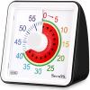 Secura 60-Minute Visual Countdown Timer for Kids & Adults, Classroom Time Management Tool (Black) view 1