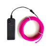 dobestyou Purple EL Wire -3m Glow-in-The-Dark Electroluminescent Wire with Controller, Waterproof Flexible Light Strip for Halloween Costumes, Cosplay, Rave Parties & DIY Nighttime Decorations view 2