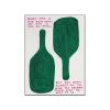 AAHARYA David Shrigley Wine Posters Funny Posters Kitchen Wall Art David Shrigley Wine Bottle Good Wine Canvas Painting Wall Art Poster for Bedroom Living Room Decor 16x20inch(40x51cm) Frame-style view 1