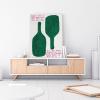 AAHARYA David Shrigley Wine Posters Funny Posters Kitchen Wall Art David Shrigley Wine Bottle Good Wine Canvas Painting Wall Art Poster for Bedroom Living Room Decor 16x20inch(40x51cm) Frame-style view 3