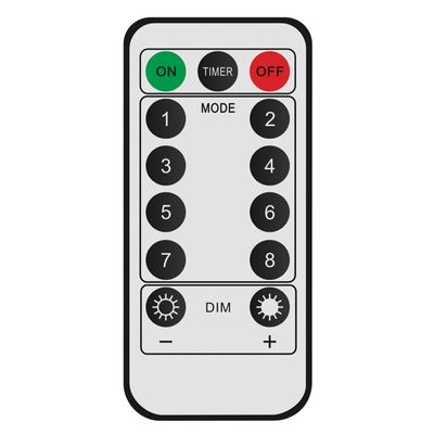 Dreamworth 8 Mode StringLight 13 Keys Remote Control Replacement