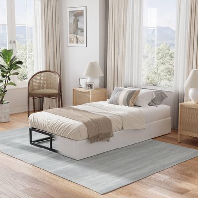 HUEIIS Twin Box Spring 9 Inch High Profile Strong Metal Frame Mattress Foundation, Quiet Noise-Free,Easy Assembly, 3000lbs Max Weight Capacity