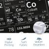 DESIHOM Chemistry Black Periodic Table Shower Curtain Science Elements Shower Curtain Kids Bathroom Decor Polyester Fabric-72" x 72" view 3