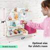 stadtecken Wooden Shelf for Music Box I Suitable for The Toniebox and ca. 35 Tonies I Perfect Storage in The Children's Room I for Setting up or Hanging (Medium, Unicorn) view 2