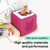 stadtecken Wooden Shelf for Music Box I Suitable for The Toniebox and ca. 35 Tonies I Perfect Storage in The Children's Room I for Setting up or Hanging (Medium, Unicorn) view 4
