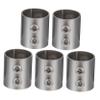 Artibetter 5pcs Round Connector Curtain Rail Connector Wardrobe Rod Curtain Rod Extension Rails Clothes Stainless Steel Clothing view 1
