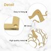 SIGNLEADER Metal Wall Art Decor Black Female Single Line Minimalist Modern Abstract Wall Sculpture Hangings Home Decoration for Living Room, Bedroom, Bathroom, Kitchen, Outdoor - 36" Gold view 4