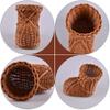 Ciieeo 1pc Woven Decoration Basket Handwoven Rattan Storage Holder for Flowers Stylish Brown Flower Storage Basket for Home Decor and Parties view 4