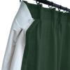 DerF HOME 52 W x 120 L inch Pinch Pleat Unlined Darkening Drape Faux Linen, Franch Moab Linen Drapery Panel for Living Room Patio Door Window for Home Decor (1 Panel) Grandmother Green view 3