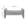 Bedroom End of Bed Bench Upholstered End of Bed Bench Modern Entryway Shoe Bench,Bedroom Ottoman Bench, Living Room Bench Dinning Room Bench Ottoman Couch Bench view 3