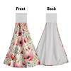 Giwawa Pink Poppy Hanging Kitchen Towel - Floral Leaf Hand Tie Towels Set 2 Spring Summer Flowers Dish Towels with Loops Abstract Leaves Tea Bar Dish Cloths Towel for Home view 3