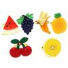 6pcs Fruit-Shaped Napkin Holders Reusable Party Napkin for Table Decor for Restaurants Cafes Weddings and Events Design Featuring Lemon Watermelon Cherry Pineapple and Banana view 1